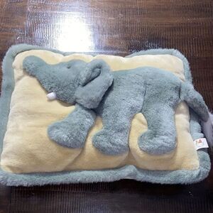 Angel Toy Plush pillow with Green and Cream Hues